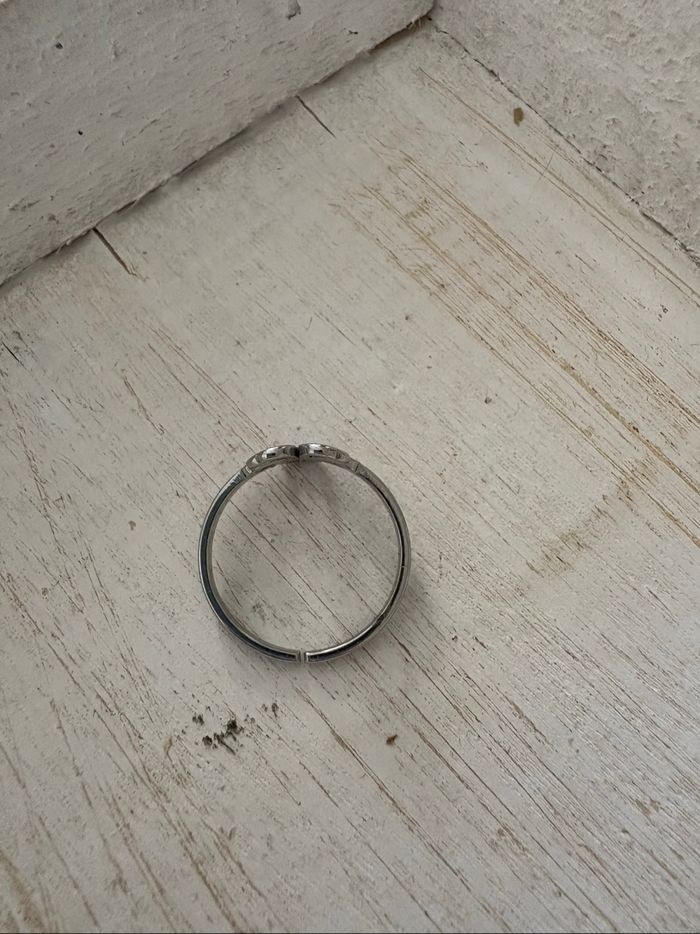 Bague argentée acier inoxydable - photo numéro 4