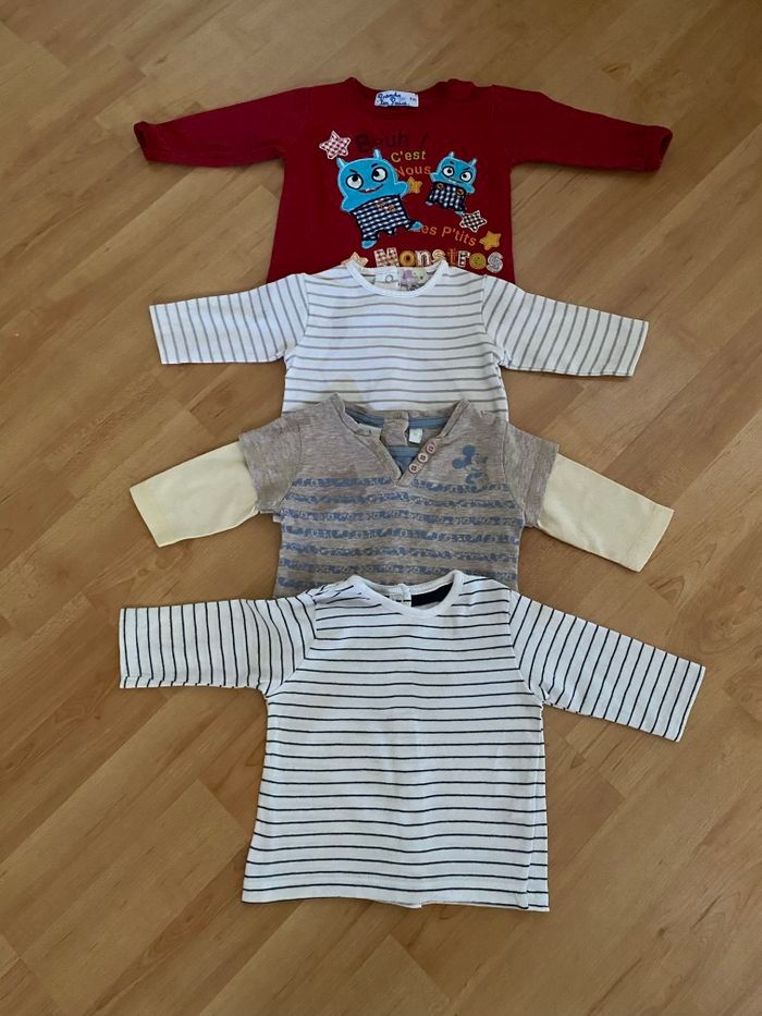 Lot t.shirt manches longues