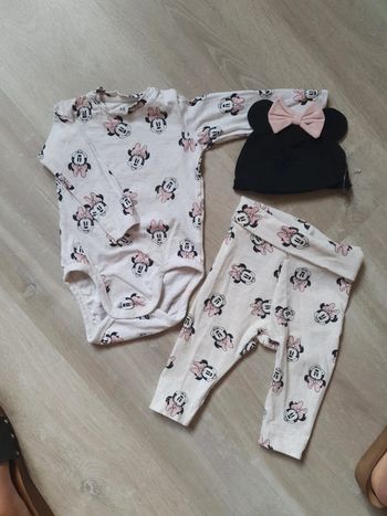 Ensemble minnie 4/6 mois