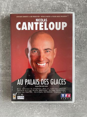 DVD spectacle humour, comique Nicolas Canteloup au palais des glaces en français.