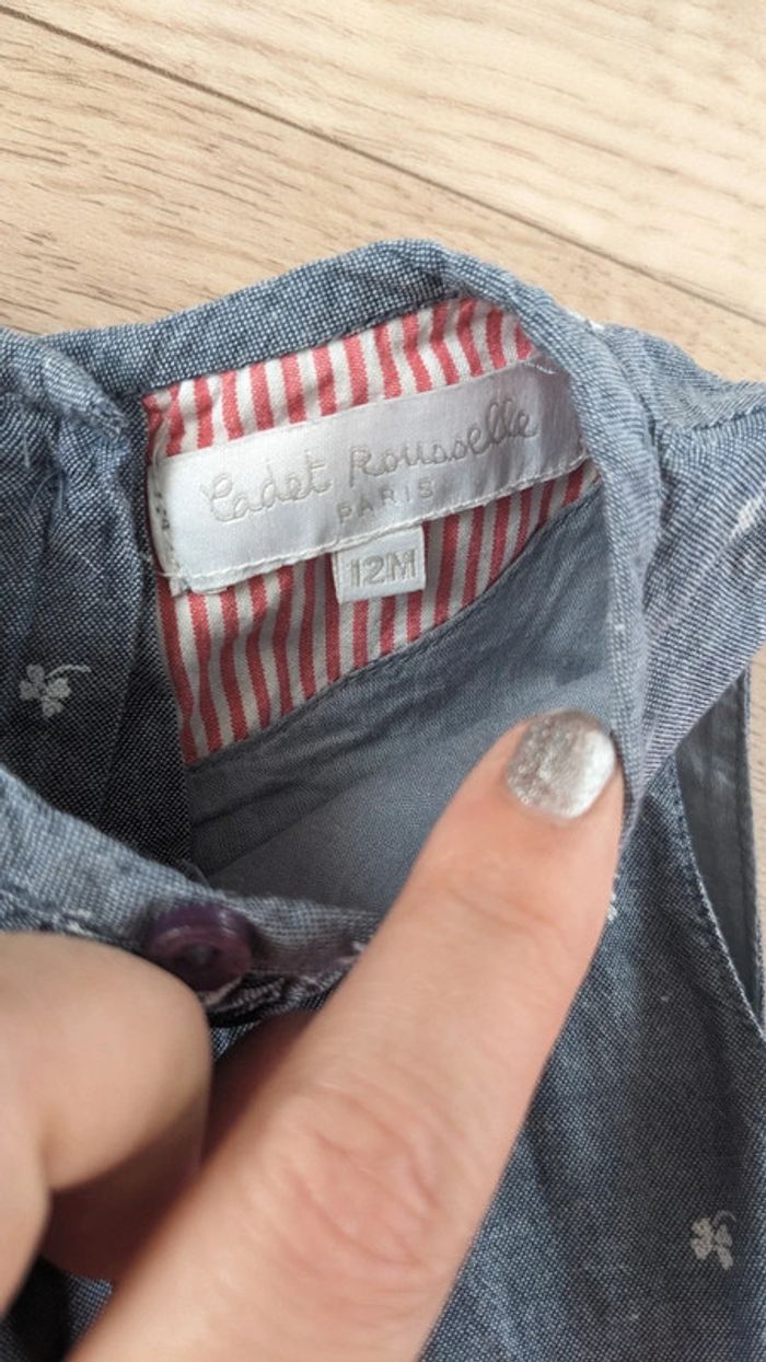 Robe Grise Cadet Rousselle 12 Mois - photo numéro 4