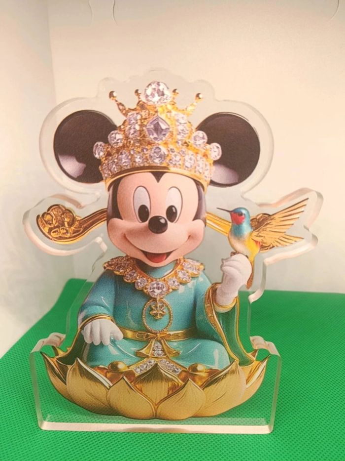 Décoration 2d mickey couronné disney - photo numéro 3