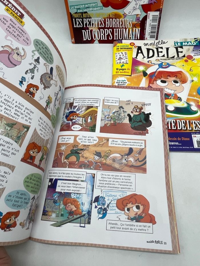 Lot de 3 livres d'activité Magazines Jeu Mortelle Adéle le mag' BD Neuf - photo numéro 3