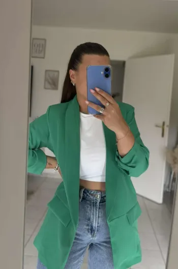 Blazer vert foncé