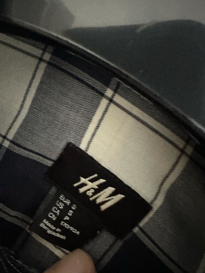 Chemise à carreaux homme taille S– Style casual, très bon état - photo numéro 2