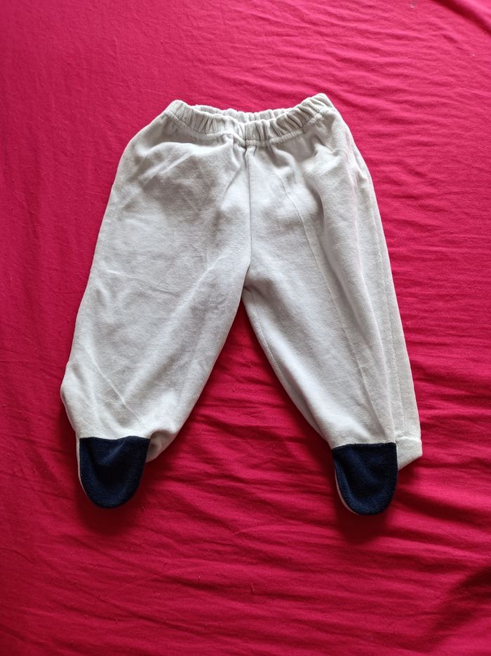 Bas de pyjama velours taille 6 mois