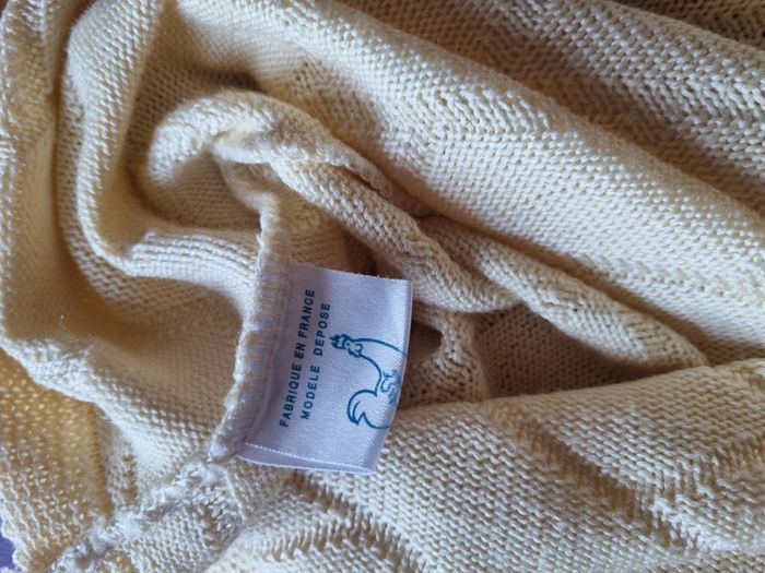 Pull jaune pâle vintage - photo numéro 18