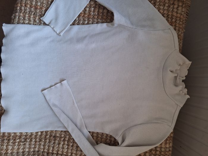 Sous-pull écru pailleté - photo numéro 2