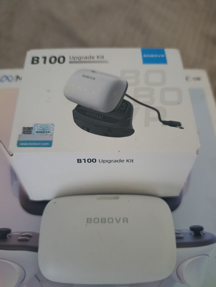 Casque metta quest 3 + sangle et batterie externe bobrove - photo numéro 4