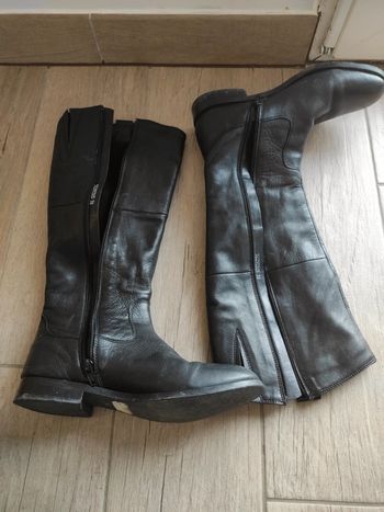 Bottes noires sans talon pointure 38