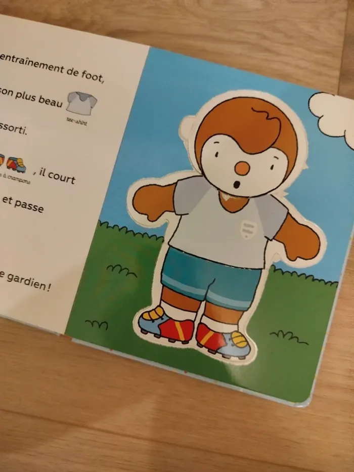 Livre Puzzle "J'habille T'choupi" - photo numéro 3