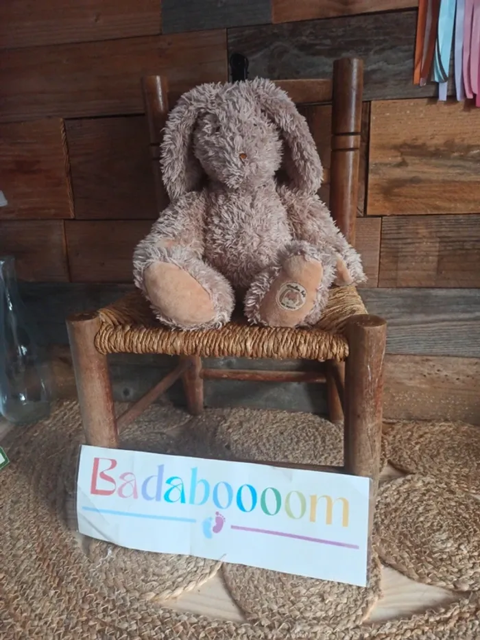 Peluche moulin roty lapin tbe - photo numéro 2