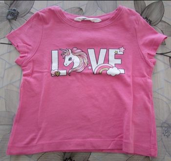 T-shirt H&M Licorne 2 ans