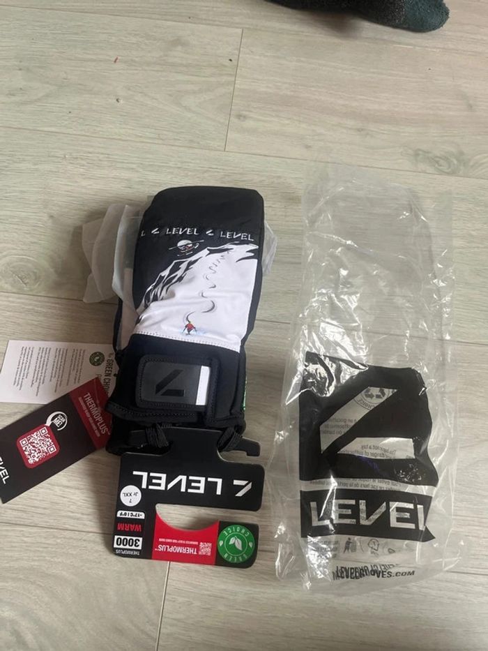 Moufle de ski level gloves neuf taille 7 jr xxl prix boutique 49,95€