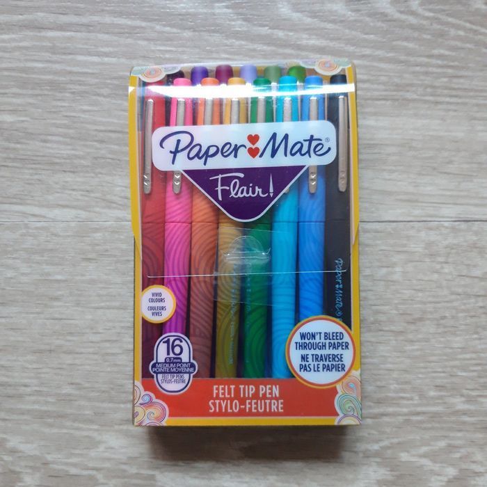 Lot de 16 stylo-feutres Paper Mate Flair NEUF