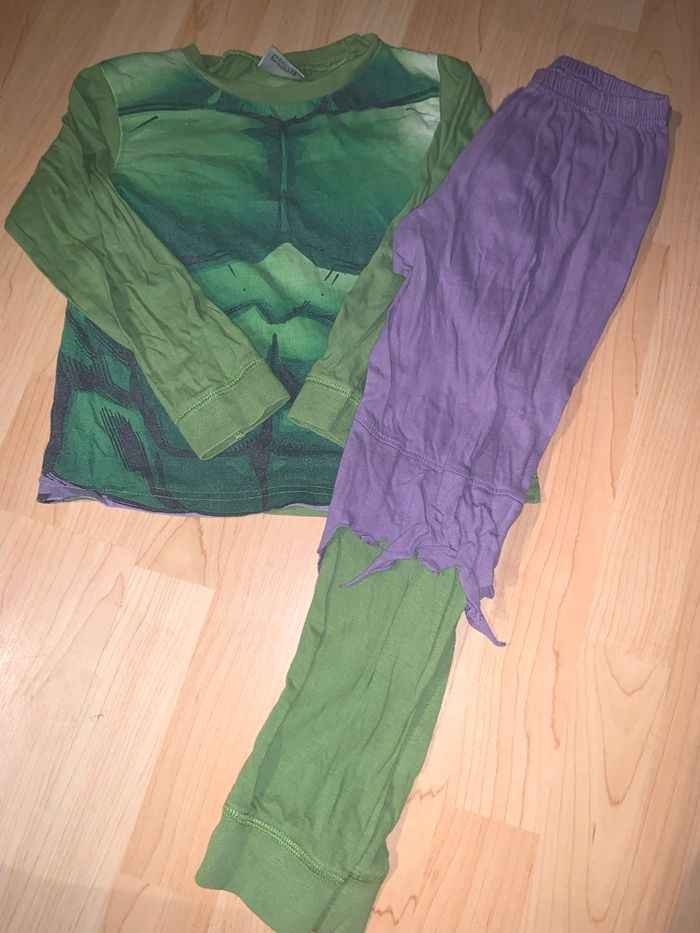 Pyjama Hulk en coton 6 ans garçon