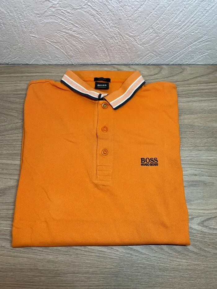 Polo Hugo boss - couleur orange - taille S