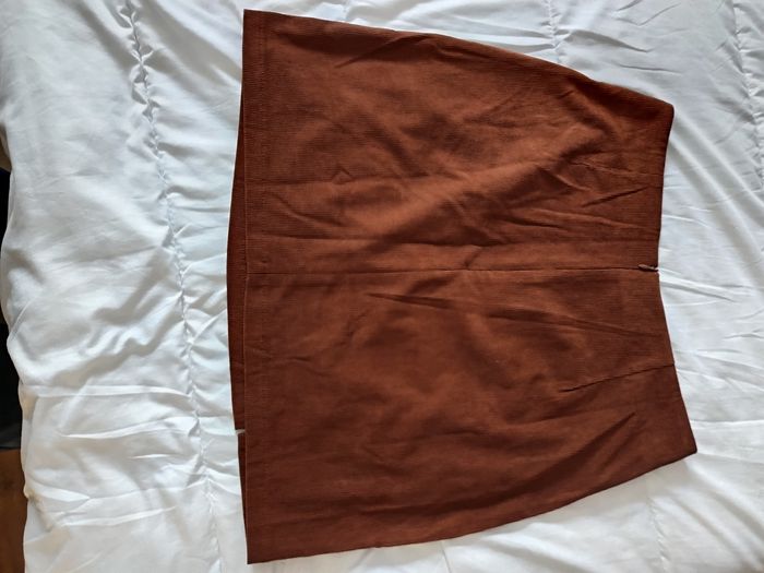 Petite jupe femme marron neuf - photo numéro 3