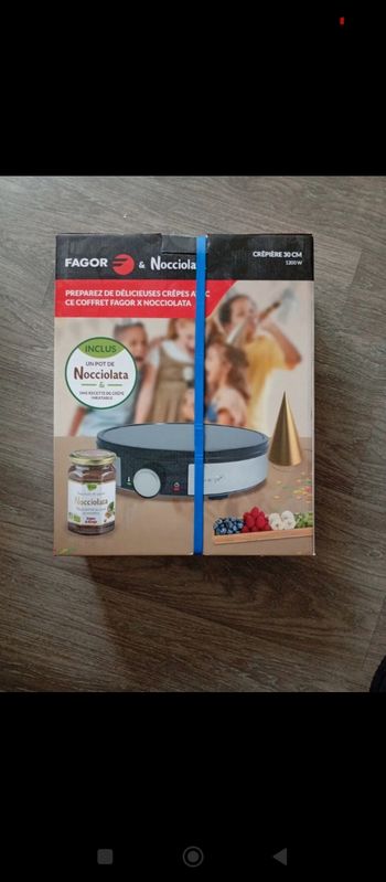 Crêpière fagor neuve sous emballage à 20€ avec le code 
Passe à 14€