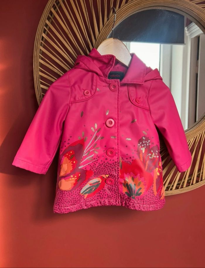 Imper gomme rose 12 mois Catimini