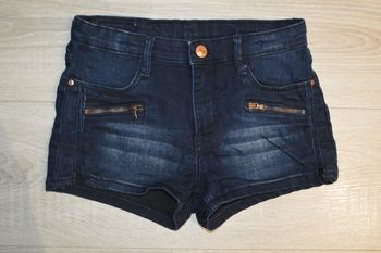 Short H&M 9/10 ans bleu Taille réglable
