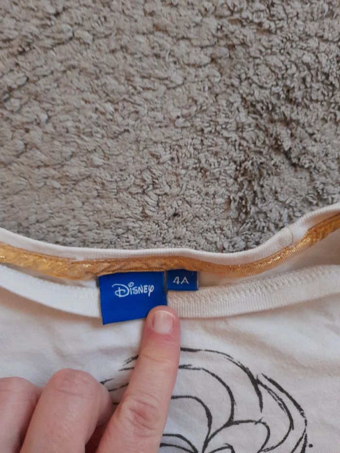 Tes shirt manches longues reine des neiges - photo numéro 3