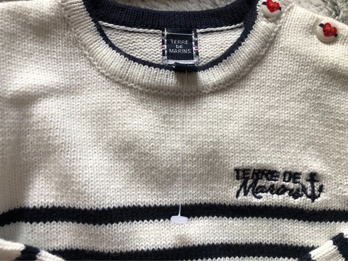 Pull terre de marins 6 mois neuf - photo numéro 2