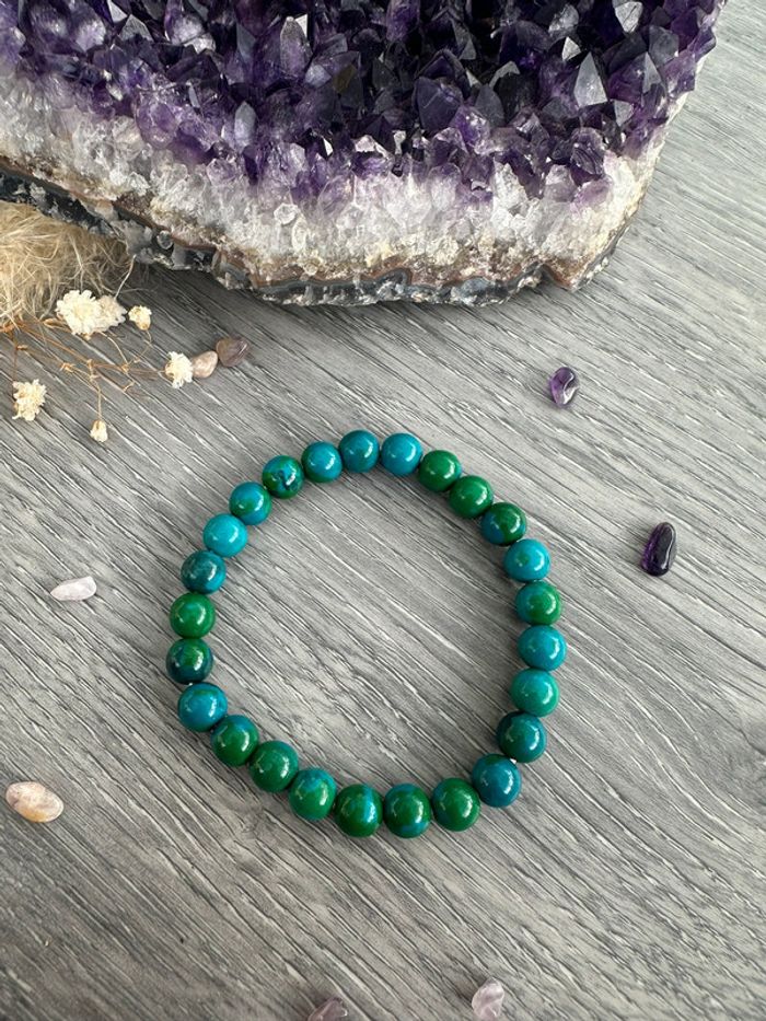 Bracelet en turquoise véritable d’Australie – Pierre naturelle