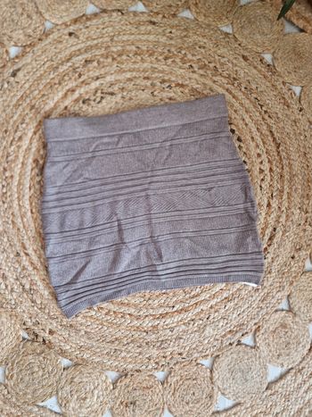 Mini jupe en laine marron/gris clair New Yorker 🪐Taille M🪐