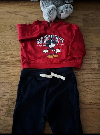 Ensemble Mickey garçon 6 mois dont kiabi