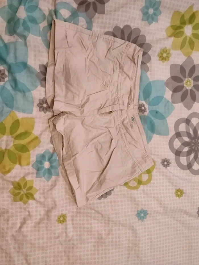 Short denim & co blanc 38
