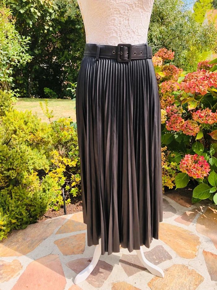 Jupe longue zara noire taille S - photo numéro 4