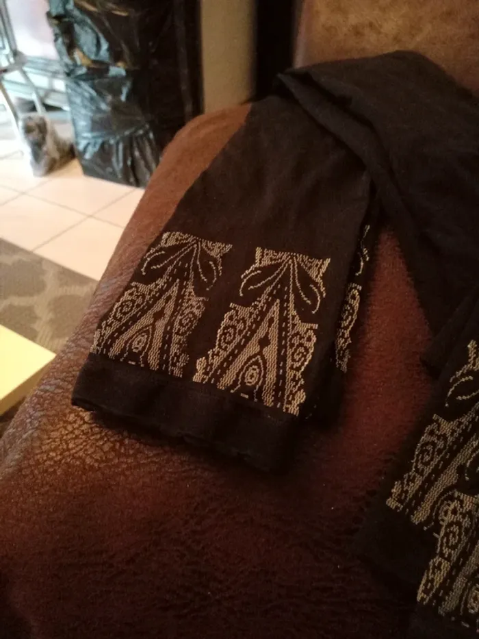 2 collants leggins motif a la cheville