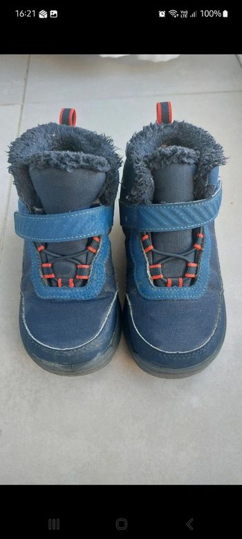 Chaussures haute taille 27 newfeel en TBE