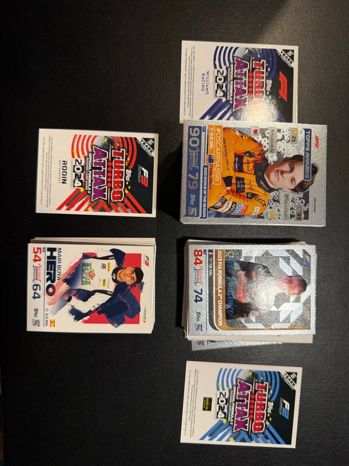 Lot de 200 cartes formule 1 2024 - photo numéro 2
