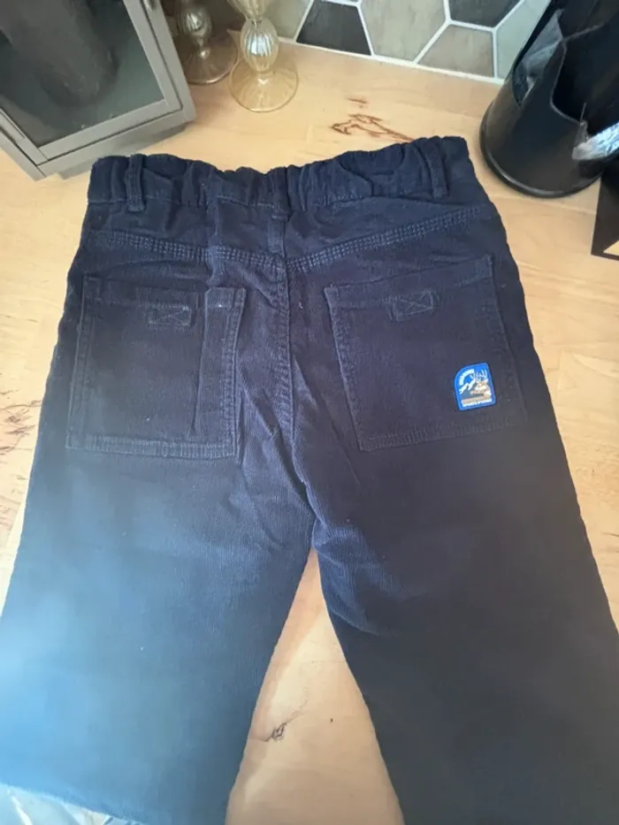 Pantalon en velours bleu marine • Sergent Major • 11 ans - photo numéro 5