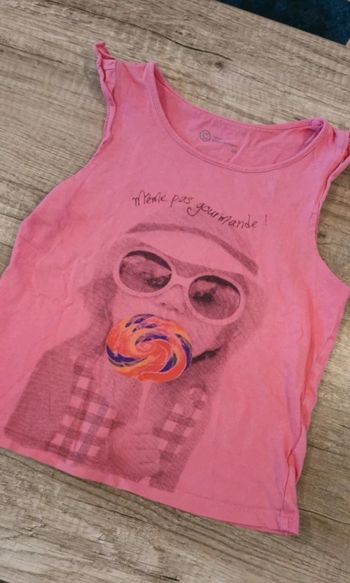 Tee shirt fille rose 🌿