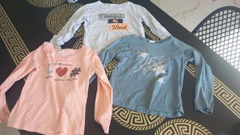 Lot 3 tee shirt manches longues complices