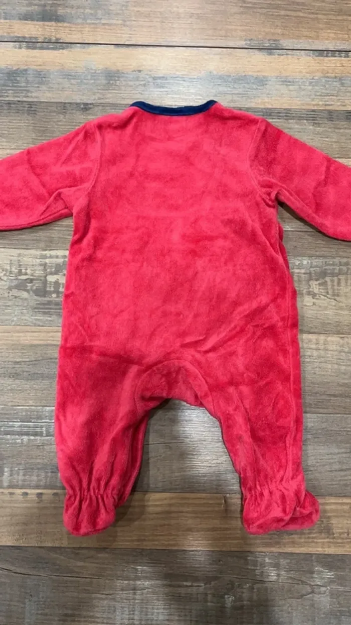 Pyjama velours 1 pièce - photo numéro 2