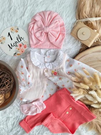 Ensemble complet sergent major fille 1 mois 🎀