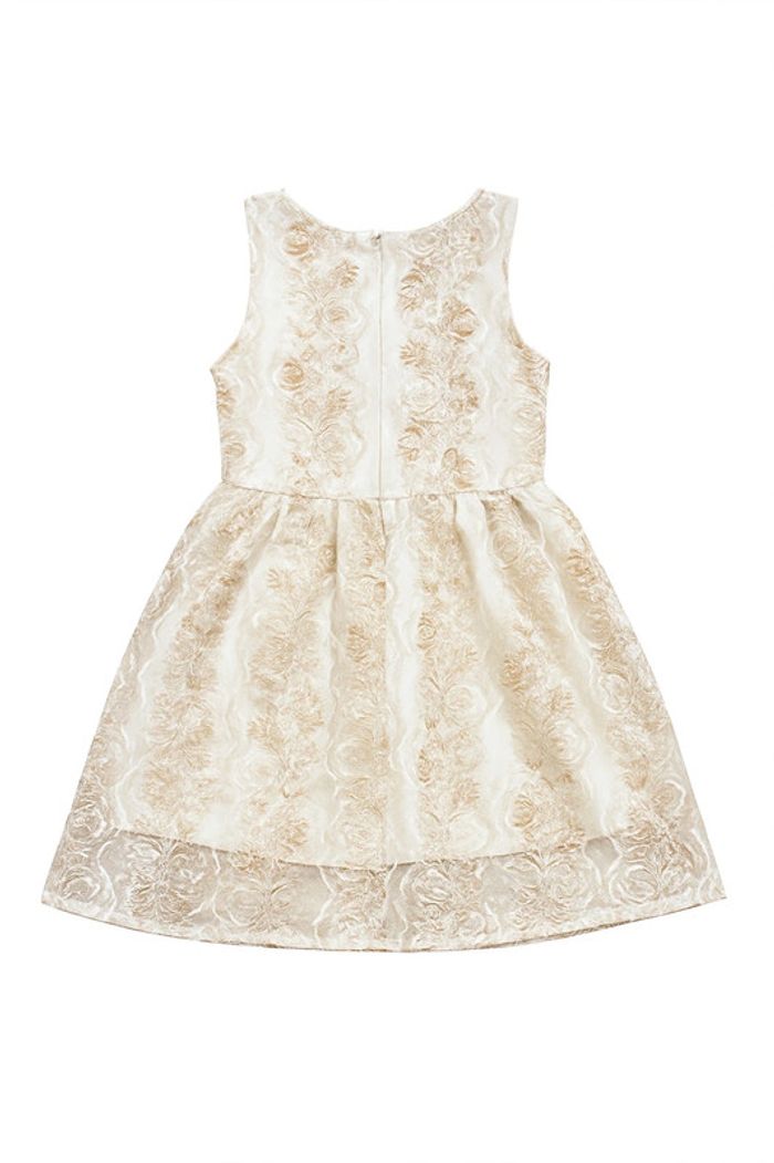 Robe écrue a dentelle - photo numéro 2