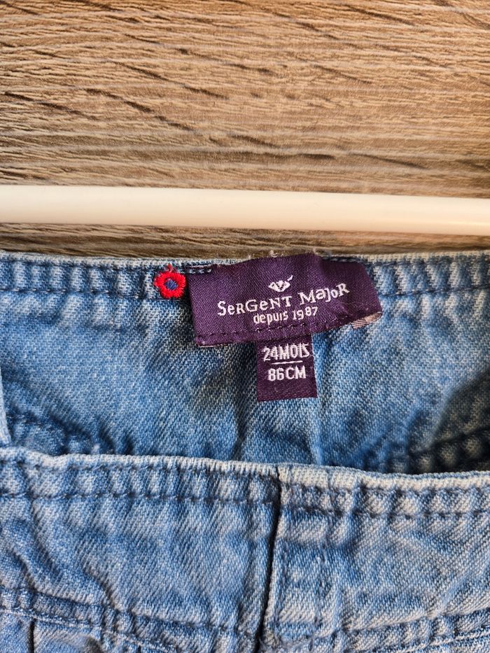 Vêtement Bébé Fille - Ensemble Salopette + Body - Sergent Major - 24 mois 86 cm - photo numéro 4