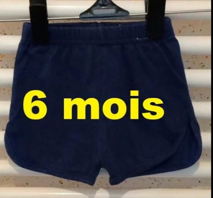Short bleu marine Taille 6 mois