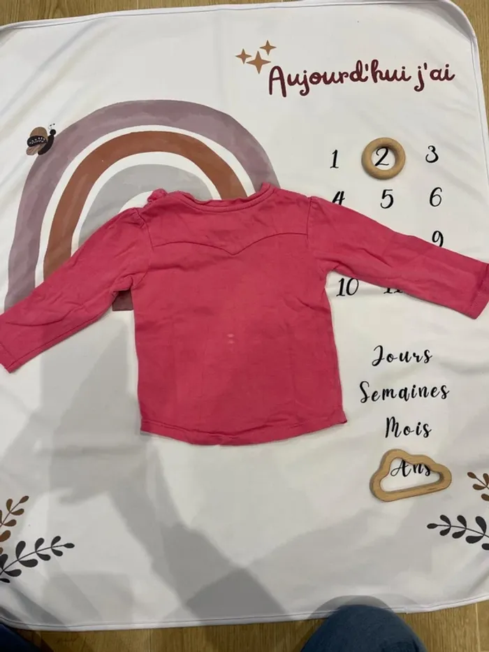 T-shirt manches longues bébé fille - Levi's - 24 mois - photo numéro 3