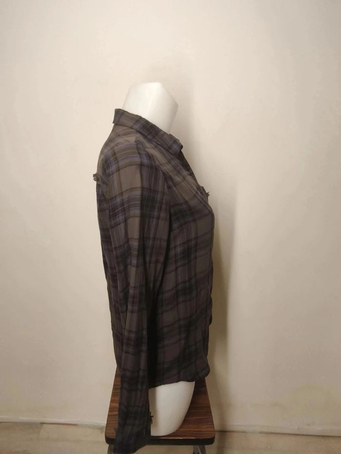 Chemise Comptoir des Cotonniers Femme Taille 38 Noir-Bleu - photo numéro 4