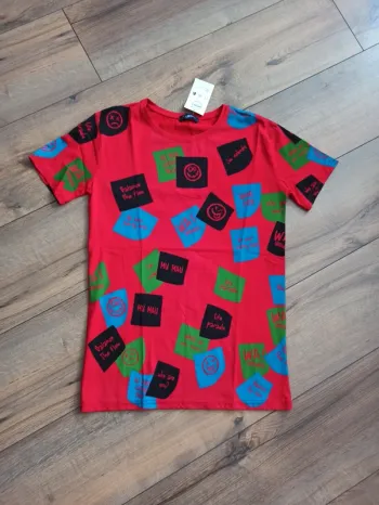 Tee shirt rouge manches courtes M homme