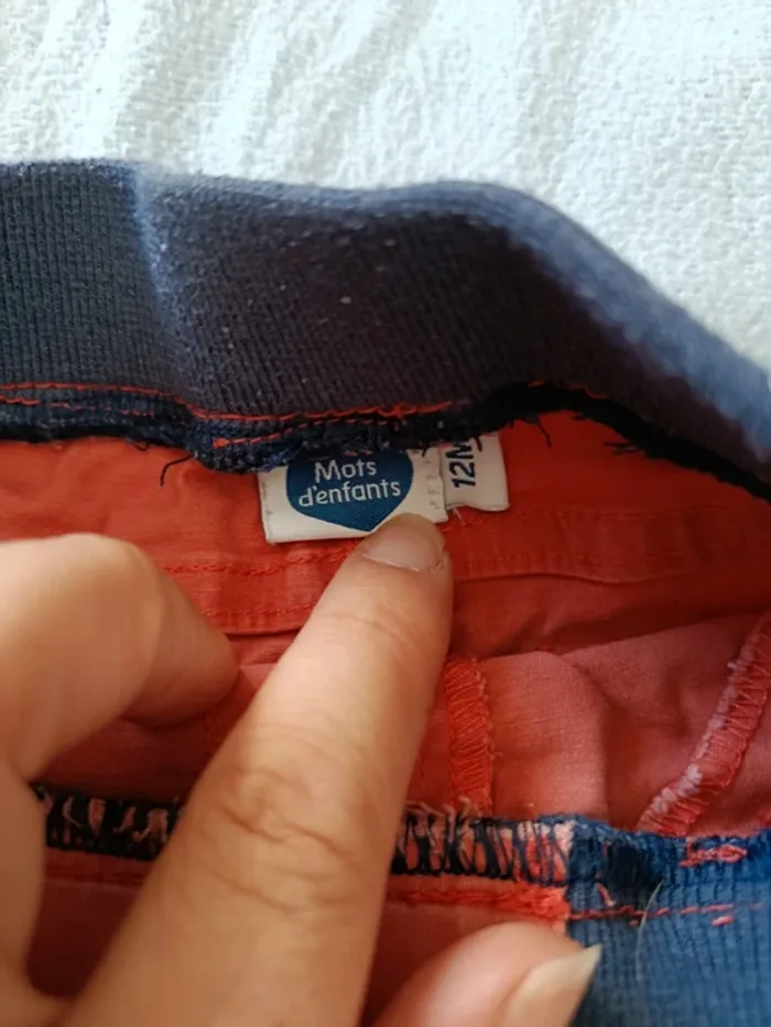 Pantalon 12mois mots d'enfants - photo numéro 5