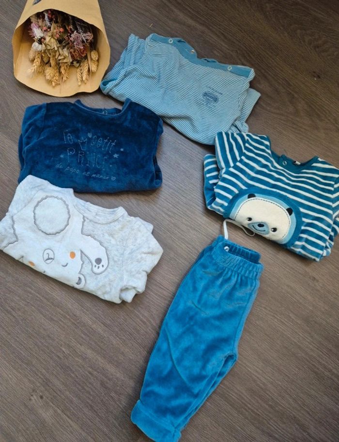 Lot de 4 pyjamas 6 mois garçon