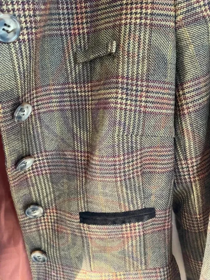 Superbe blazer à carreaux - photo numéro 8