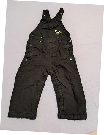 Salopette doublée Chien orchestra 23 mois noire